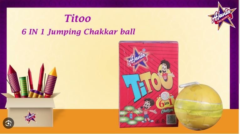 TITTO 6 IN 1 COLOR CHAKKAR BALL