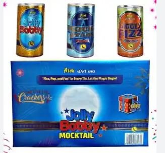Jolly Bobby 3 PCS (Crackling Fountain with Colour)